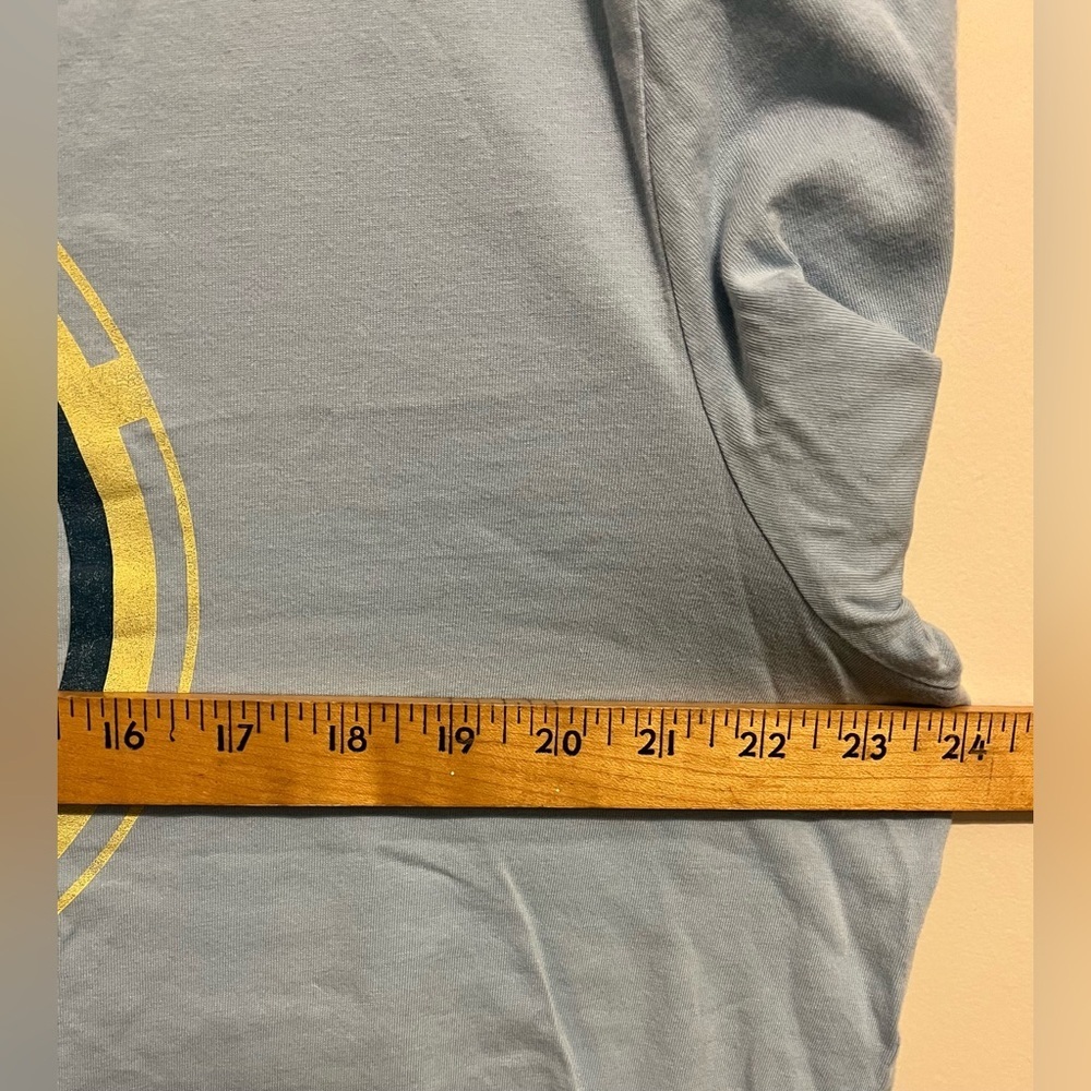 EUC Cremieux Men’s Short Sleeve Crew Neck T-Shirt Solid Blue w/Graphic; Size XL - Picture 7 of 8